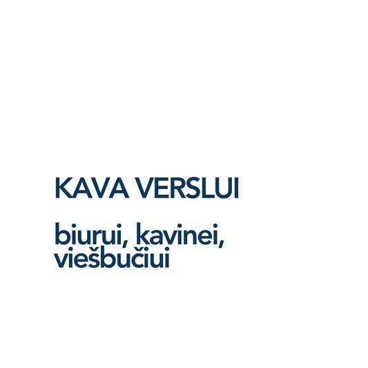 Rūšinė kava verslui