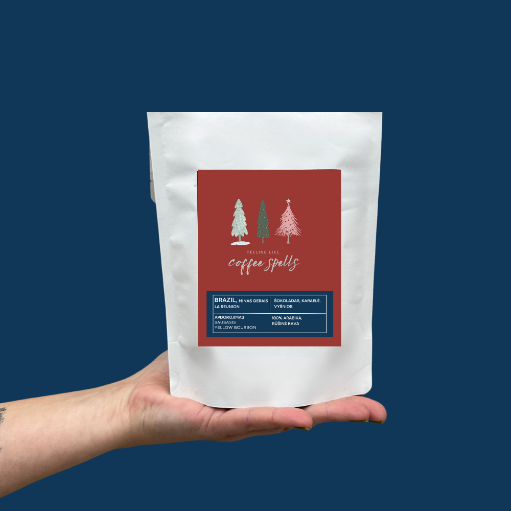 Brazilija, Minas Gerais, La Reunion // rūšinės kavos pupelės