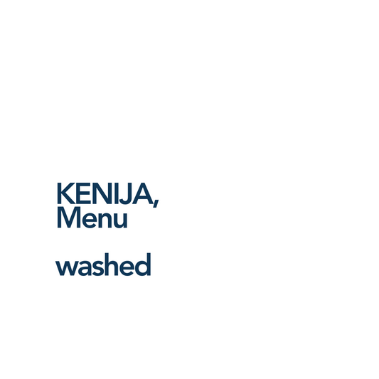 KENIJA Menu // Rūšinės kavos pupelės