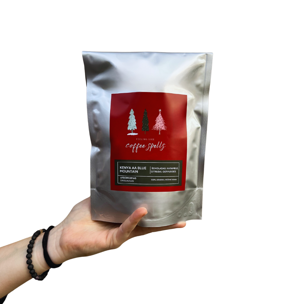 KENIJA AA Blue Mountain // Rūšinės kavos pupelės  200 g.